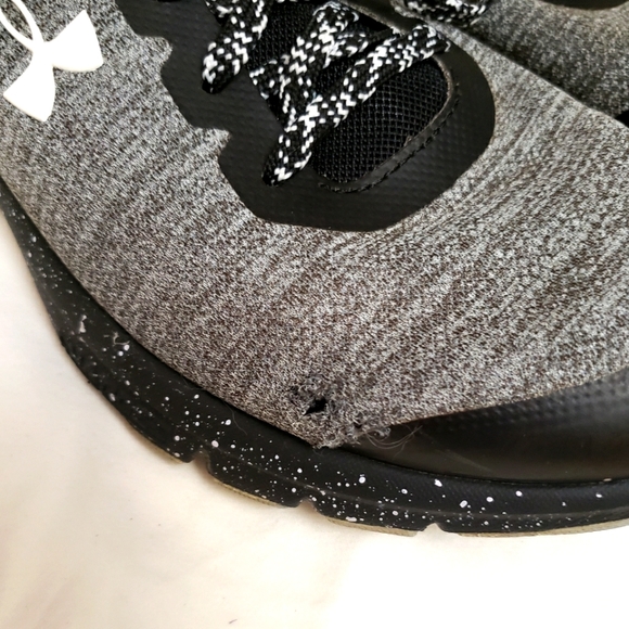 Under Armour Women's Trainers Grey black Size 9 - Picture 6 of 6